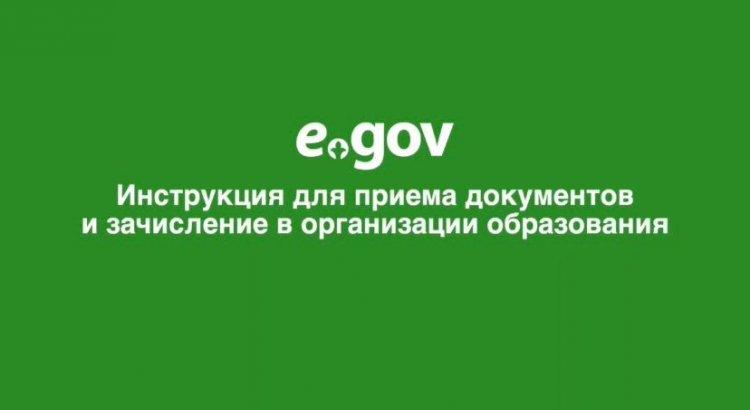 "Білім беру ұйымдарына құжаттарды қабылдау және оқуға қабылдау..." мемлекеттік қызметі бойынша